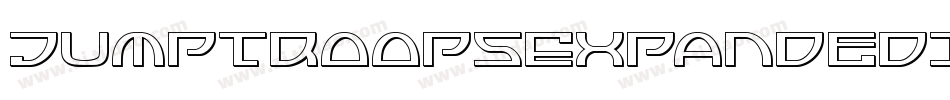 JumptroopsExpandedItalic-rjgK字体转换 JumptroopsExpandedItalic-rjgK字体转换