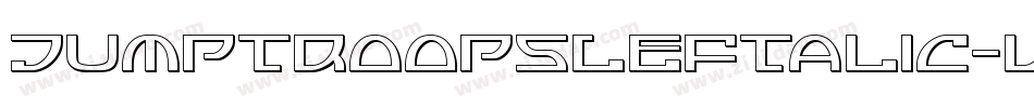 JumptroopsLeftalic-Kz7e字体转换