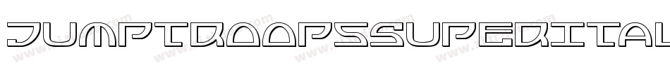 JumptroopsSuperItalic-29Od字体转换