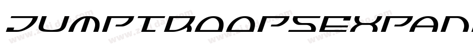 JumptroopsExpandedItalic-rjgK字体转换 JumptroopsExpandedItalic-rjgK字体转换