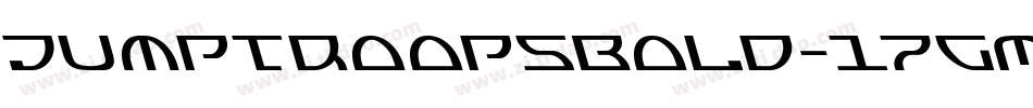 JumptroopsBold-17GM字体转换