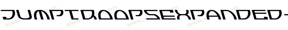 JumptroopsExpanded-Y7zL字体转换