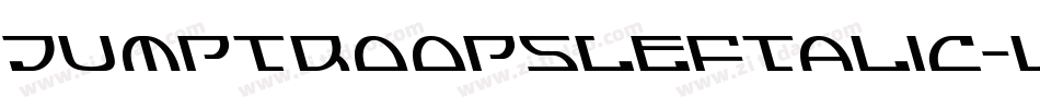 JumptroopsLeftalic-Kz7e字体转换