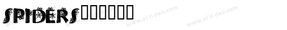 Spiders字体转换