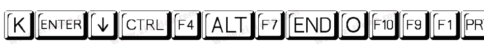 KeyboardOutline字体转换