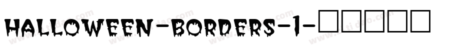 halloween-borders-1字体转换
