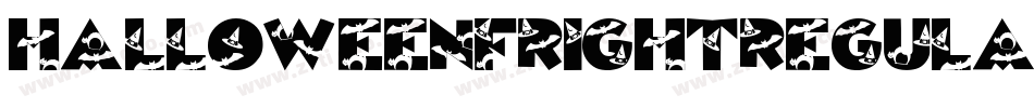 HalloweenfrightRegular-rgrMK字体转换