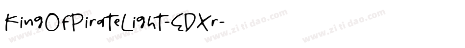 KingOfPirateLight-EDXr字体转换