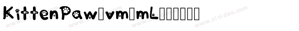 KittenPaw-vm3mL字体转换