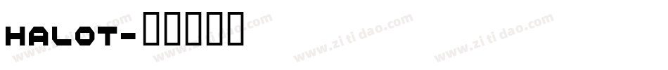 HALOT字体转换