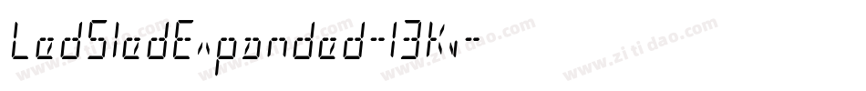 LedSledExpanded-13Kv字体转换