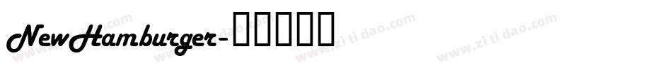 NewHamburger字体转换