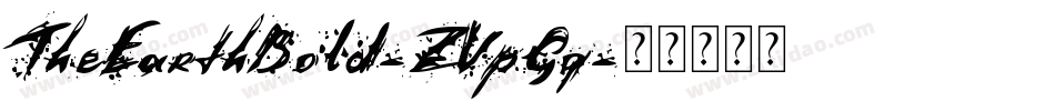 TheEarthBold-ZVpGq字体转换 TheEarthBold-ZVpGq字体转换