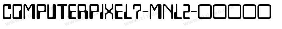 ComputerPixel7-mnL2字体转换