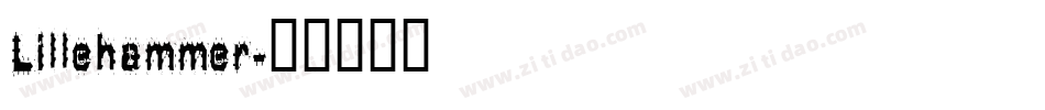 Lillehammer字体转换