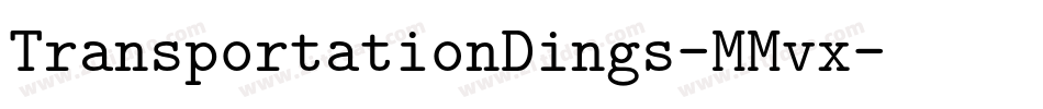 TransportationDings-MMvx字体转换 TransportationDings-MMvx字体转换