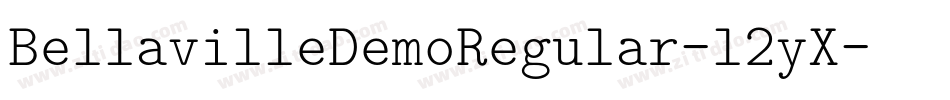 BellavilleDemoRegular-l2yX字体转换 BellavilleDemoRegular-l2yX字体转换