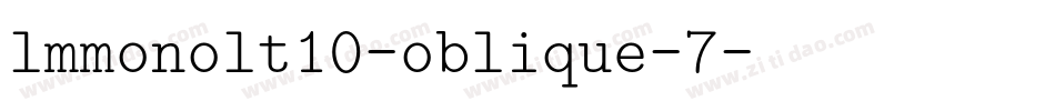 lmmonolt10-oblique-7字体转换