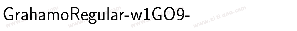 GrahamoRegular-w1GO9字体转换 GrahamoRegular-w1GO9字体转换