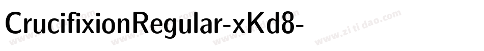 CrucifixionRegular-xKd8字体转换