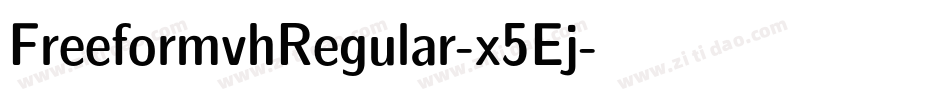FreeformvhRegular-x5Ej字体转换