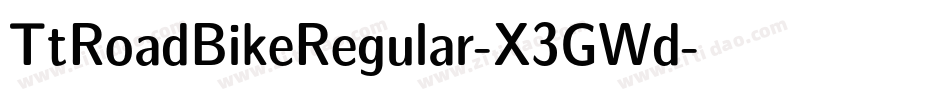 TtRoadBikeRegular-X3GWd字体转换 TtRoadBikeRegular-X3GWd字体转换