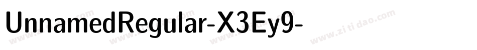 UnnamedRegular-X3Ey9字体转换