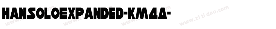 HanSoloExpanded-Km4A字体转换