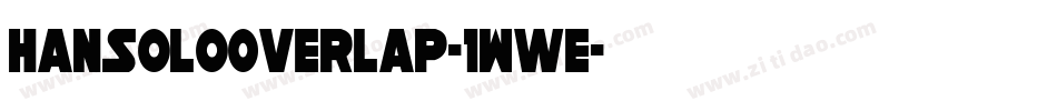 HanSoloOverlap-1Wwe字体转换