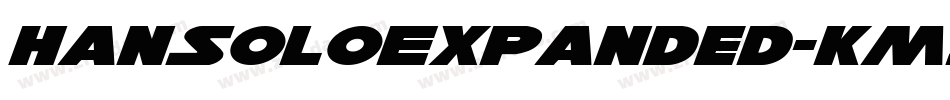 HanSoloExpanded-Km4A字体转换