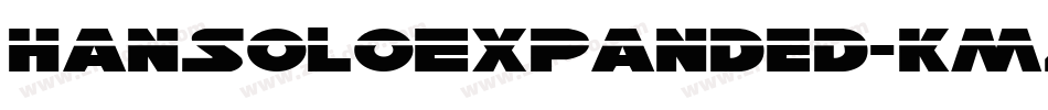 HanSoloExpanded-Km4A字体转换