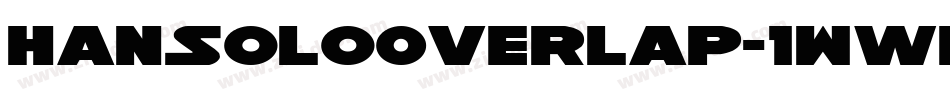 HanSoloOverlap-1Wwe字体转换