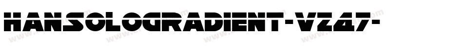 HanSoloGradient-vz47字体转换