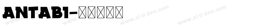 ANTABI字体转换