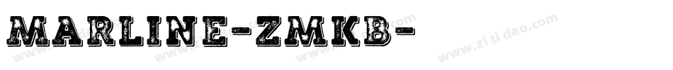 Marline-ZmKB字体转换