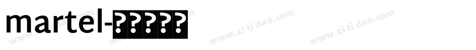 martel字体转换