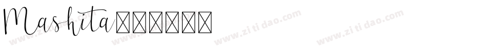 Mashita字体转换