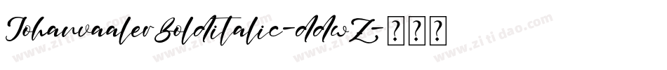 JohanvaalerBolditalic-ddwZ字体转换