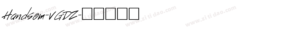 Handsom-VGDZ字体转换