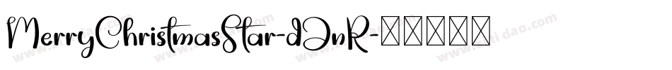 MerryChristmasStar-dJnR字体转换 MerryChristmasStar-dJnR字体转换