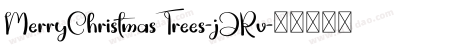 MerryChristmasTrees-jJRv字体转换