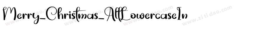 Merry_Christmas_AltLowercaseInitial-Regular字体转换