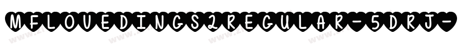 MfLoveDings2Regular-5drj字体转换