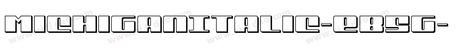 MichiganItalic-eB5g字体转换
