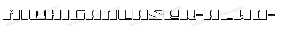 MichiganLaser-alWo字体转换