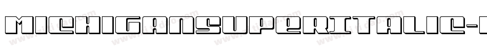 MichiganSuperItalic-pdqa字体转换