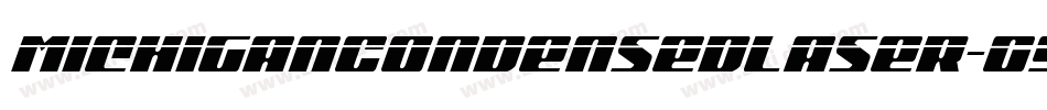MichiganCondensedLaser-G9Xm字体转换 MichiganCondensedLaser-G9Xm字体转换