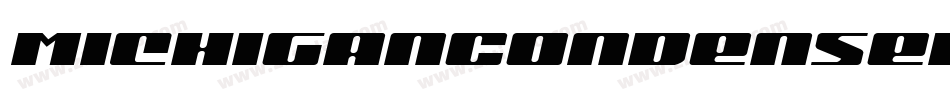 MichiganCondensedSemiItalic-v9dy字体转换