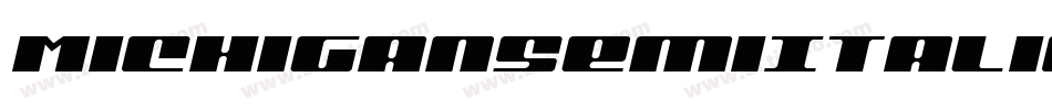 MichiganSemiItalic-xej0字体转换