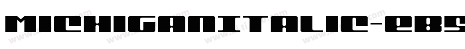 MichiganItalic-eB5g字体转换